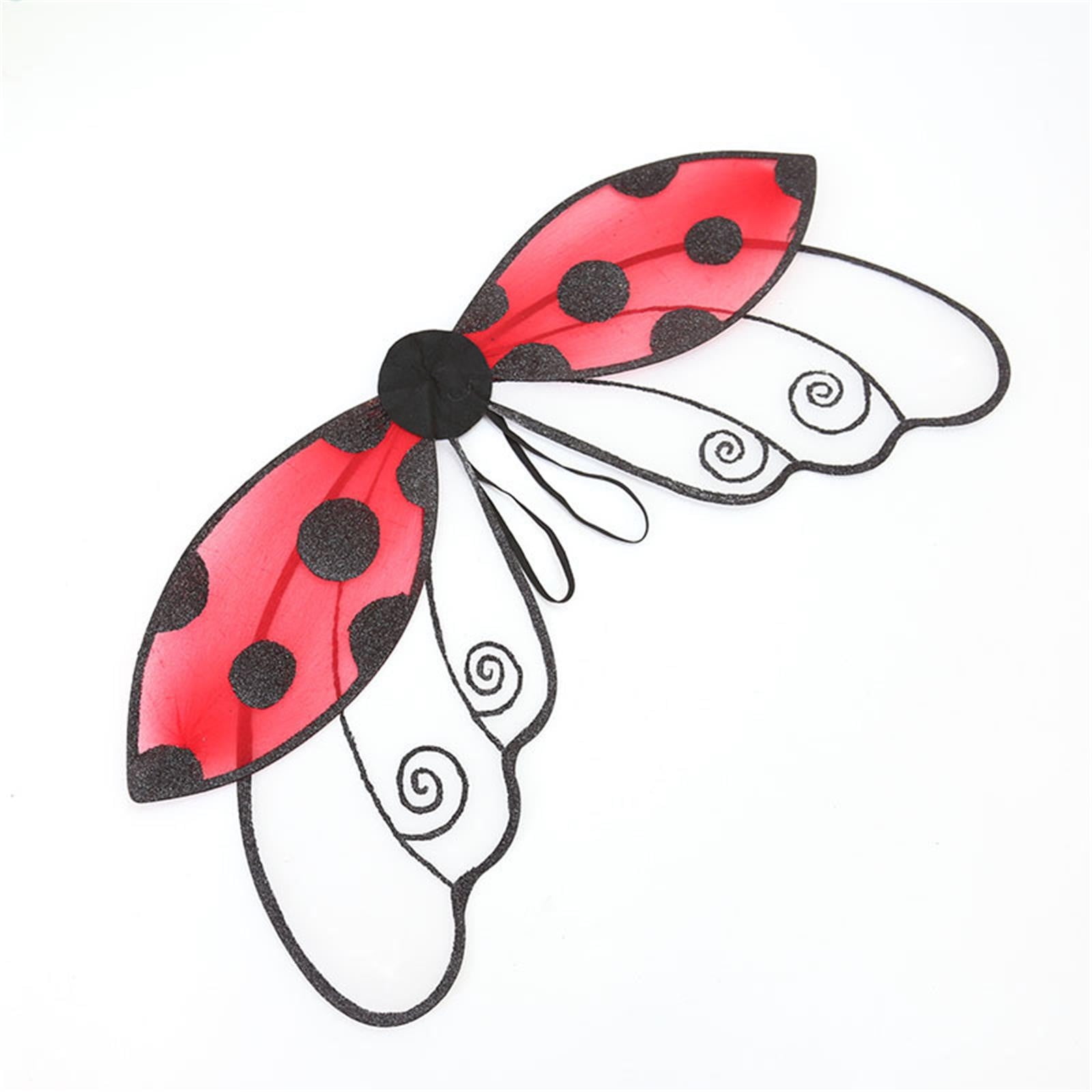 Matoen Halloween Fairy Wings for Adults, Ladybug Wings for Girls, Angel ...