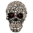 thumbnail image 1 of Matoen Halloween Skull Decorations Indoor Table Desk Home Decor Haunted House Halloween LED Lights Up Eyes Party Supplies Animated Skull Scary Eyeballs, 1 of 5
