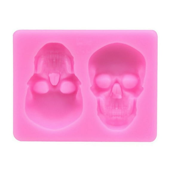 Matoen Halloween Skull Skeleton Fondant Silicone Cake Decoration Mould Chocolate Mould Sugar Icing Gumpaste Kitchen Baking Tools
