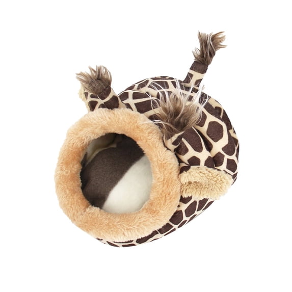 Matoen Hamster Bed, Mini Soft and Warm Hamster House Cute Non-Slip Hamster Sleeping Nest Small Animals Bedding House for Dwarf Hamsters