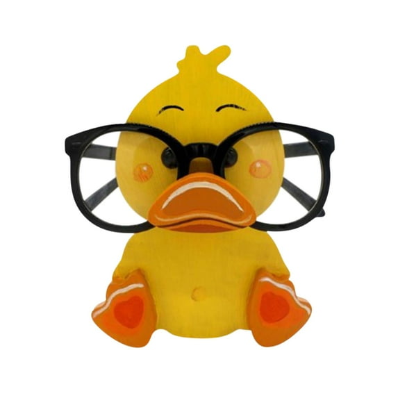 Matoen Handcrafted Wooden Owl Eyeglass Holder - Eyewear Stand for Spectacles, Sunglasses, Goggles - Unique Gift for Easter, Mother’s Day, Home & Office Decor