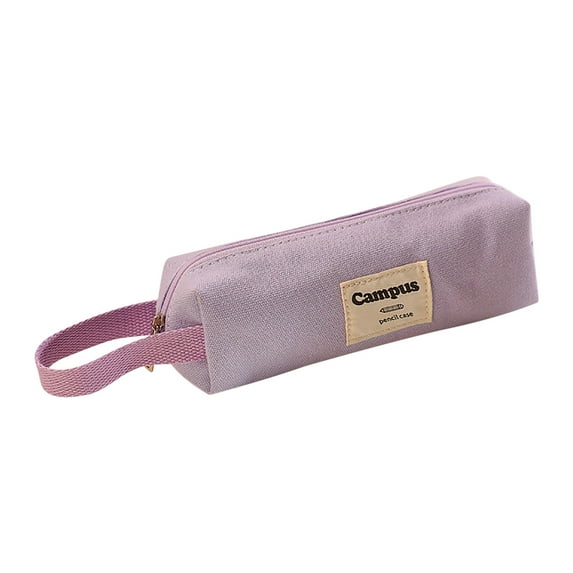 Matoen Handle Pencil Case Large Capacity Pencil Bag Creative Pencil Box Canvas Stationery Box