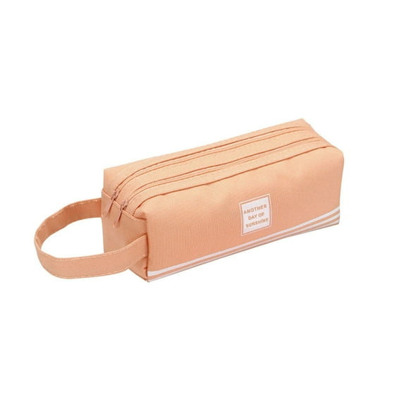 Matoen Handle Pencil Case Large Capacity Pencil Bag Creative Pencil Box Canvas Stationery Box