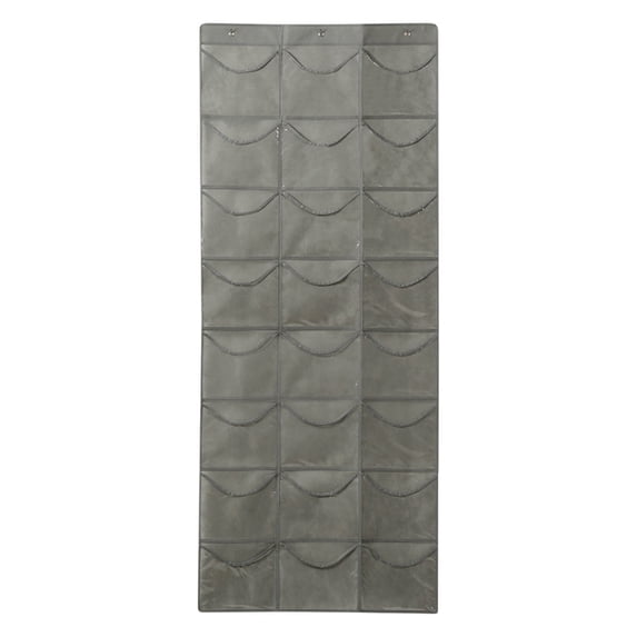 Matoen Hanging Closet Organizer Home Baseball Cap Storage Thickened Non-woven Fabric Multi-layer Display Rack - Gray, 2.7"x6.5"