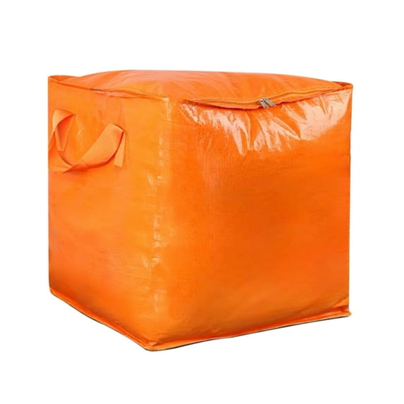 Matoen Heavy Duty Storage Bags with Reinforced Handles - XXL Thickened Tote for Clothes, Toys, Christmas Decor - Double Zipper Organizer (20x20in)