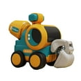thumbnail image 1 of Matoen Inertia Toy Early Educational Toddler Baby Toy Friction Powered Cars Push and Go Cars Tractor Bulldozer Dumper Cement Mixer Engineering Vehicles Toys for Children Boys Girls Kids Gift, 1 of 7