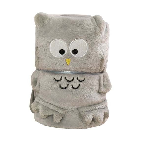 Matoen Kids Travel Blanket for Airplanes Daycare Nap Blankets Small Cute Animals Lightweight Fleece Throw Blanket for Kids Birthday Party Favors, 31.5"x39.4"