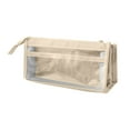 thumbnail image 1 of Matoen Large Capacity Pencil Case, Visible Pencil Pouch Student Stationery Bag for & Office, 1 of 6