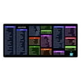 thumbnail image 1 of Matoen Large Computer Gaming Mouse Pad,Keyboard Shortcut Keys Guide Mousepad Non-Slip Rubber Base Desk Mat for Gamer, Office & Home PC (23.6"x11.8"), 1 of 6