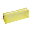 thumbnail image 1 of Matoen Large Pencil Case Big Capacity Nylon Pencil Pouch for Teen Students (Yellow), 1 of 5