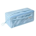 thumbnail image 1 of Matoen Large Pencil Case, Durable Pen Pouch Minimalist Portable Stationery Bag for Office Organizer Aesthetic Pencil Cases Blue, 1 of 6