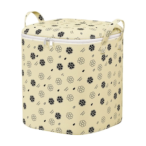 Matoen Large Storage Bags, Foldable Blanket Storage Bags with Lids & Handle, Fabric Clothing Storage Bins for Blankets, Comforter, Pillow, Sweater, Quilt