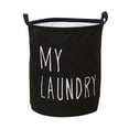 thumbnail image 1 of Matoen Laundry Storage Hamper, Life Organize Dirty Clothes Storage Basket, Folding Laundry Hamper(Black), 1 of 7
