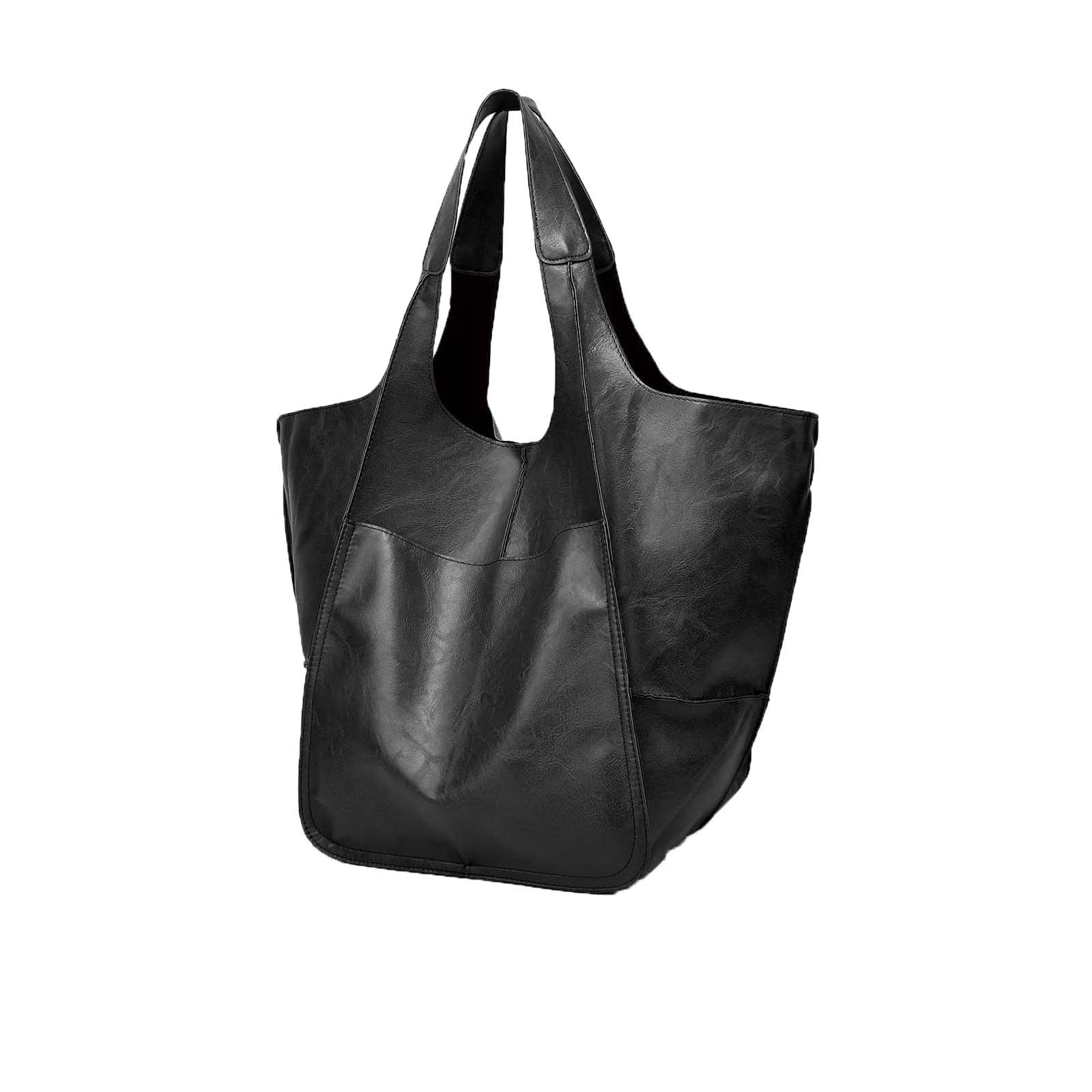 Matoen Leather Work Tote Bag for Women Large Capacity Waterproof Purse and Handbags Ladies Big Shoulder Bag