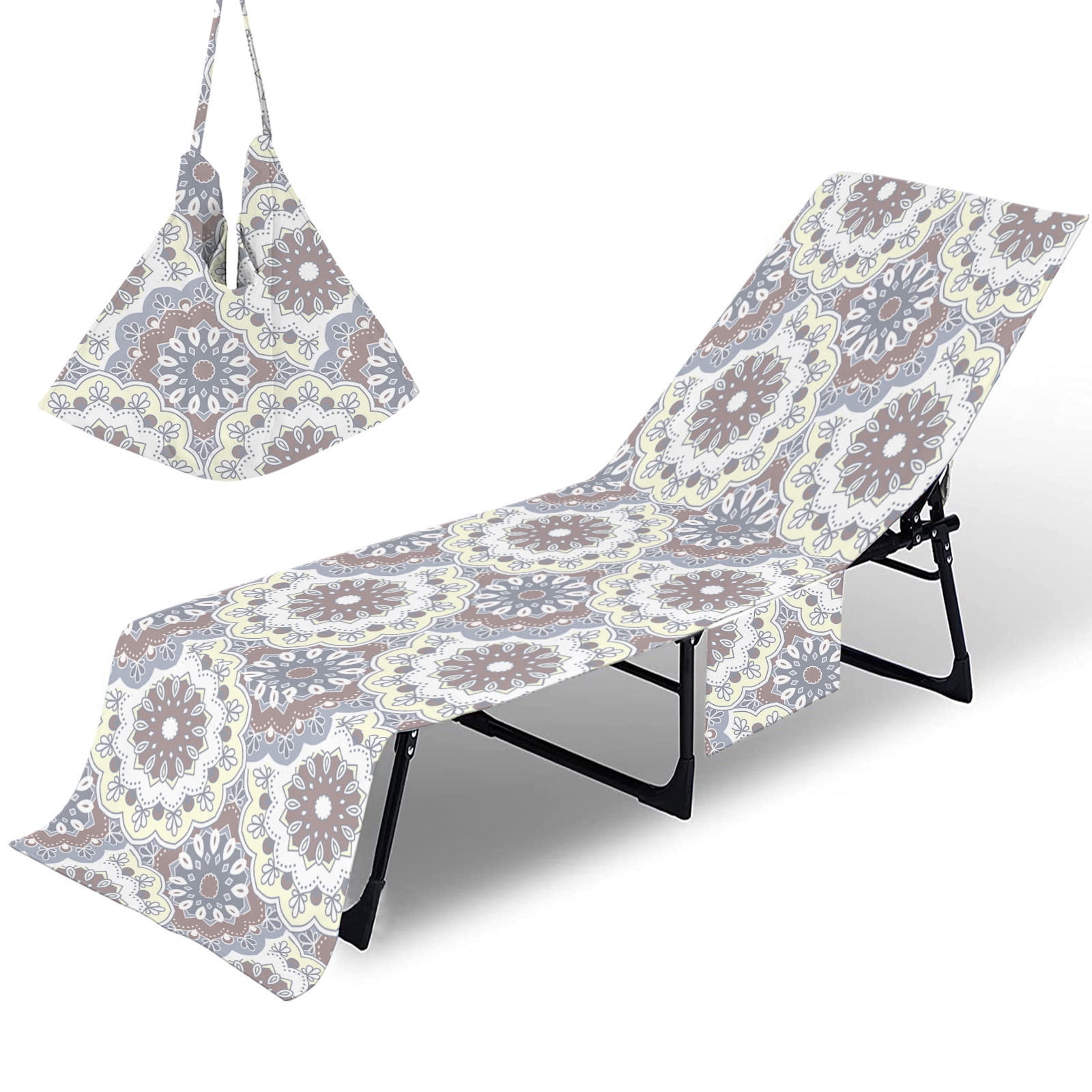 Matoen Lounge Chair Beach Towel Cover Microfiber Pool Sunbath Lounge