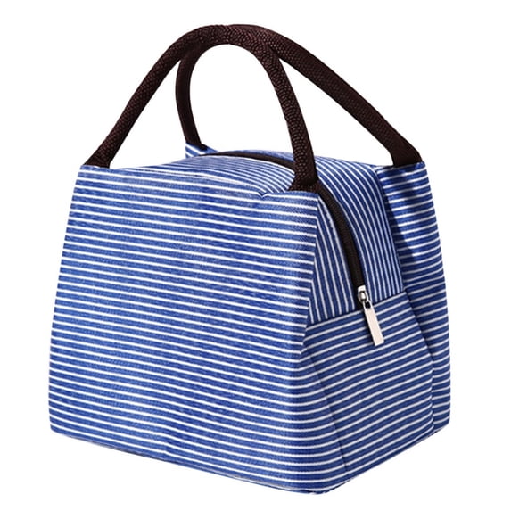 Matoen Lunch Box Lunch Bag for Women Adults Men, Reusable Cute Lunch Pail bag - Leakproof, Insulated Lunch Box Tote with Large Capacity, Cooler Lunch Container for Work/Travel/Office (Blue)