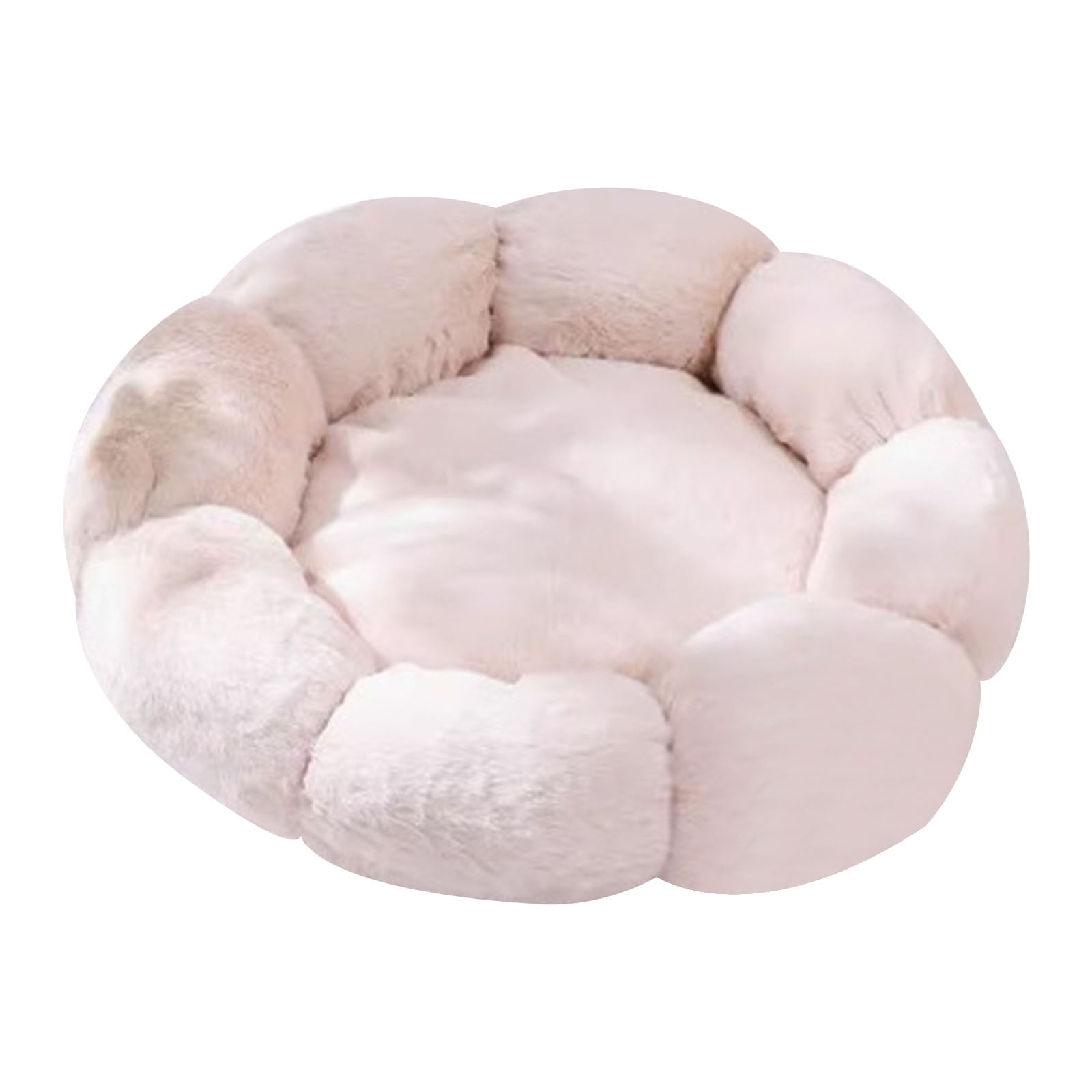 Matoen Medium Calming Dog Bed for Dogs Puppy, Round Washable Pet Bed