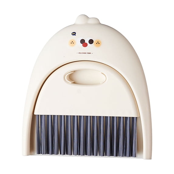 Matoen Mini Broom and Small Dustpan Brush - Mini Dustpan and Brush Set, Small Dust pan and Brush Set, Hand Broom and Dustpan Set for Home/Camping/Pets