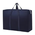 thumbnail image 1 of Matoen Moving Bags, Moving Supplies, Moving Boxes, College Packing Storage Boxes with Lids Alternative, Heavy Duty Totes, Extra Large, Sturdy Handles, Zipper, for Packaging (Navy), 1 of 5