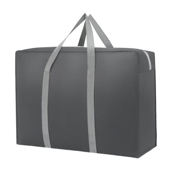 Matoen Moving Bags, Moving Supplies, Moving Boxes, College Packing Storage Boxes with Lids Alternative, Heavy Duty Totes, Extra Large, Sturdy Handles, Zipper, for Packaging (Grey)