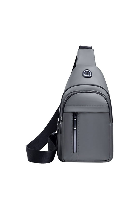 Multi-pocket Chest Bag for Men, Anti-Theft Sling Bag, Waterproof Crossbody Bag for Men Women Bicycle Hiking Jogging