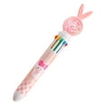 thumbnail image 1 of Matoen Multicolor Ballpoint Pen 0.5mm, 10-in-1 Colored Retractable Rabbit Ballpoint Pens for Office Back to Students Youngsterren Gift, 1 of 6
