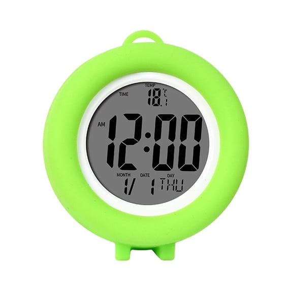 Matoen Newest Digital Alarm Clock, LED Clock for Bedroom, Electronic Desktop Clock with Temperature Display, 12/24H Display for Home