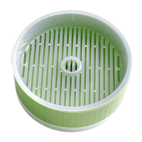 Matoen Nursery Pot Cat Grass Planter, Self Watering Cat Grass Planting Container Soilless Pots Window Planting Box Hydroponic Planter Nursery Planting Box for Kitten(No Grass)