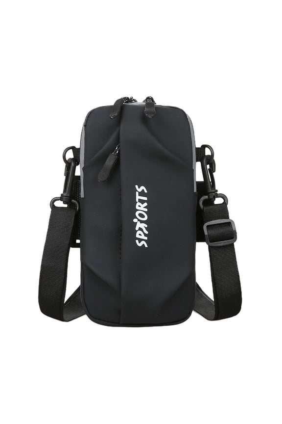 Outdoor Sweat-Proof Running Armbag Sling Bag for Mne Shoulder Casual Wallet Purse Crossbody Bag Gym Fitness Cell Phone, Blue