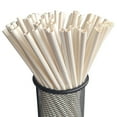 thumbnail image 1 of Matoen Paper Straws Disposable 25 Pack, Striped Straws in 8 Colors - Biodegradable, Durable and Eco friendly, Non-soggy Paper Straws for Drinking and Crafts, 1 of 2