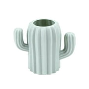 Matoen Plastic Pen Holder Cactus Pencil Holder Cute Pens Cup for Desk for Youngster Office Decor Desk Accessories Pen Pot Desk Organizer Green