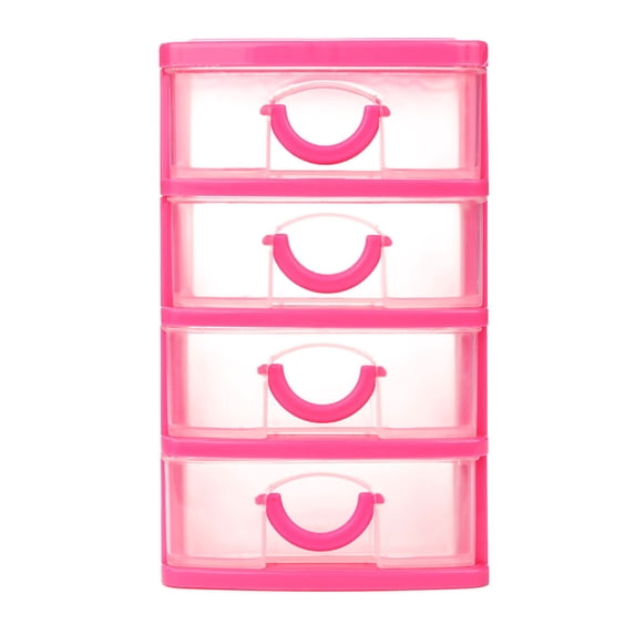 Matoen Plastic Stackable Storage Drawer Bins, Small Drawer-type Desk Organizer Boxes, Translucent Small Plastic Chest of Drawers, Plastic Stackable Drawers for Home, Office, Desktop