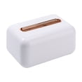 thumbnail image 1 of Matoen Plastic Tabletop Paper Towel Box - Elegant Living Room & Restaurant Napkin Storage, Tissue Dispenser, 1 of 6
