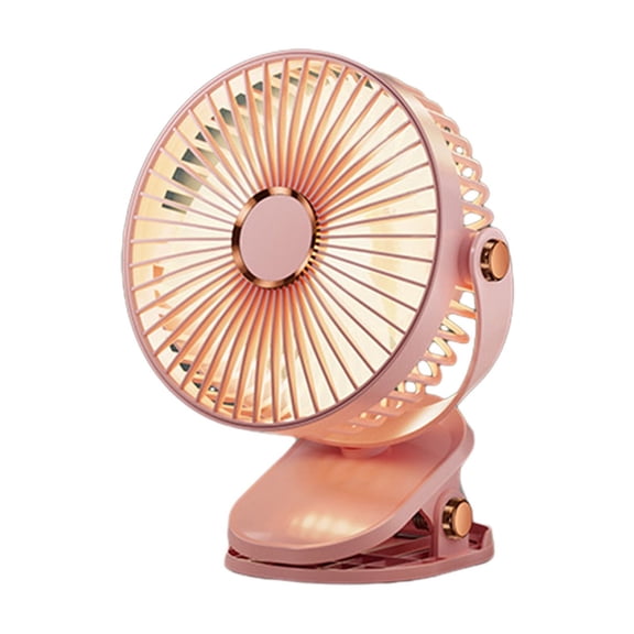 Matoen Portable Clip on Fan - Battery Operated Stroller Fan, Small Rechargeable Fan, 3 Speeds, Mini Personal Cooling Desk Fan for Golf Cart Travel Camping Gym