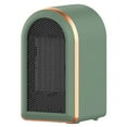 thumbnail image 1 of Matoen Portable Electric Space Heater with Thermostat, 1200W Safe and Quiet Ceramic Heater Fan for Office Room Desk Indoor Use, Green, 1 of 8