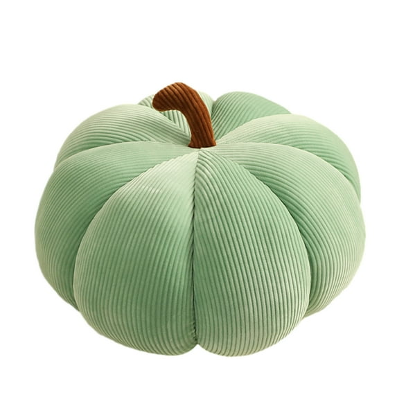 Matoen Pumpkin Pillows, Halloween Pumpkin Pillow, Mint Green Throw Pillows Room Decoration, Fleece 7 Inches Accent Cushion for Holiday, Fall