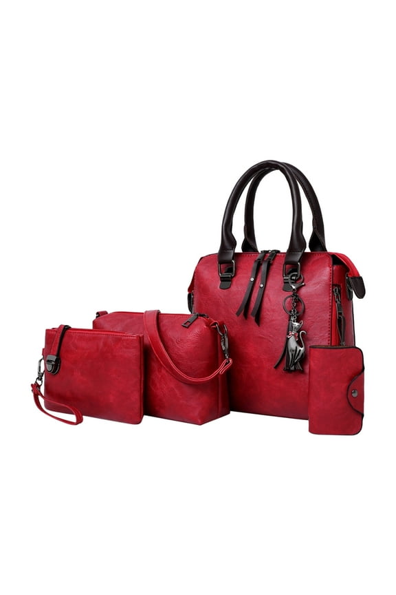 Matoen Purses and Handbags for Women Fashion Tote Bags Shoulder Bag Top Handle Satchel Bags Purse Set 4pcs