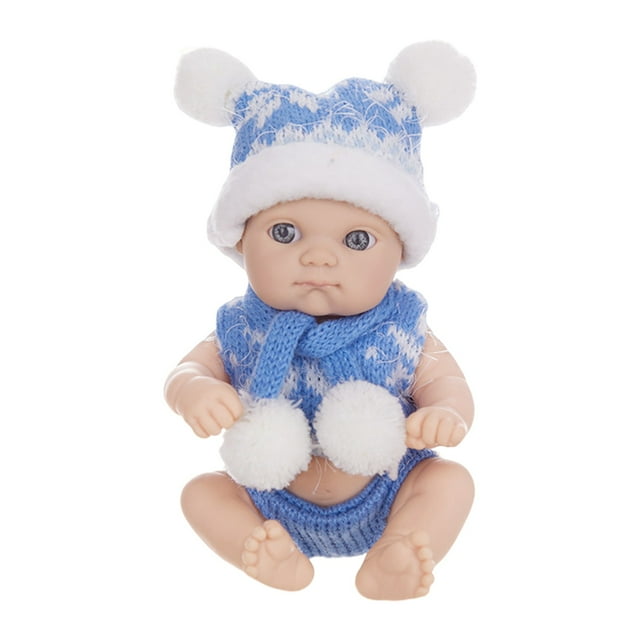 Matoen Reborn Baby Dolls, 7 Inch Cute Enamel RealisticNewborn Baby