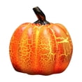 thumbnail image 1 of Matoen Resin Pumpkin Light Battery Operated LED Table Lamp Fall Decorations Orange Pumpkin Light for Halloween Thanksgiving Decor, 1 of 3