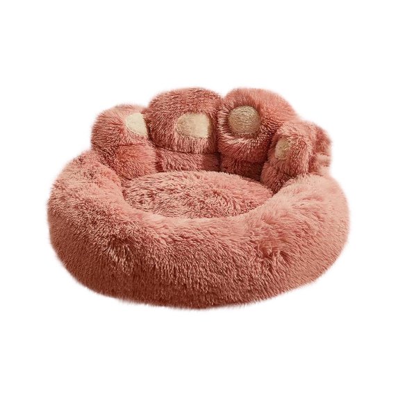 Matoen Round Donut Cat and Dog Cushion Bed, 20 in Pet Bed for Cats or Small Dogs, Anti-Slip Bottom, Super Soft Durable Fabric Pet Beds, Washable