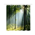 thumbnail image 1 of Matoen Shower Curtain, Washable Cloth Shower Curtain Farmhouse Bathroom Shower Curtain, 59x70.8 Inch, 1 of 1