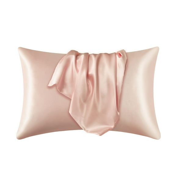 Matoen Silk Satin Pillowcase for Hair and Skin (20x26 inches) Slip Pillow Cases Standard Size Set of 2, Satin Cooling Pillow Covers with Envelope Closure