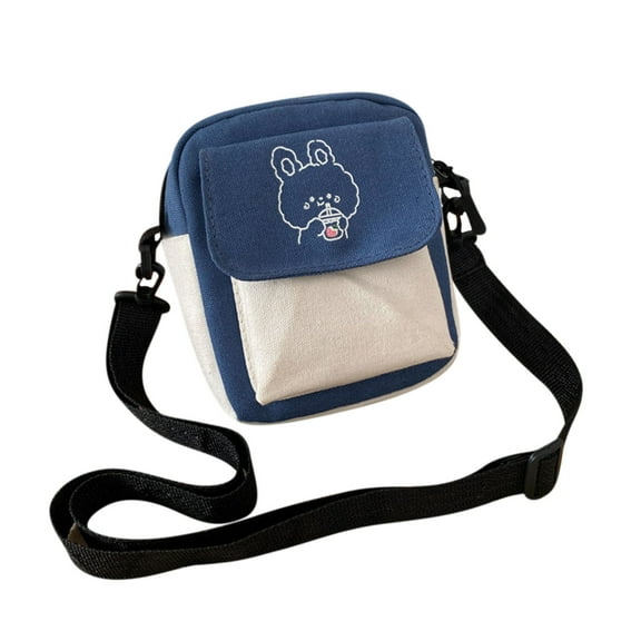 Matoen Small Casual Canvas Messenger Bags Lightweight Crossbody Travel Purse Shoulder Bags for Women Men Canvas Side Bag for Men