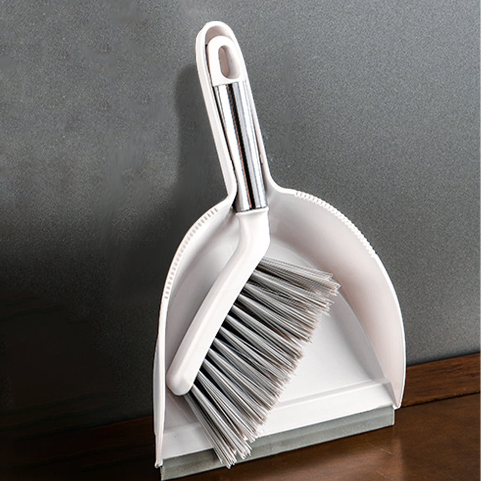 Matoen Small Dustpan and Brush Set, Broom and Dust Pan with Handle, Mini Hand Broom and Dustpan
