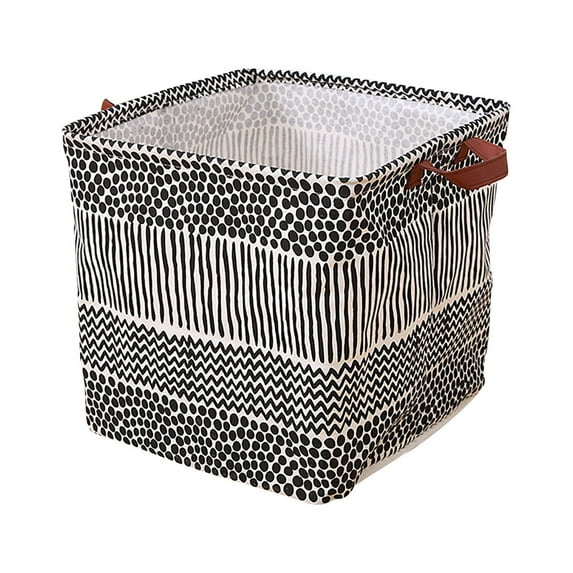 Matoen Small Foldable Laundry Basket Hamper Holder Portable Collapsible Laundry Hamper Storage Basket Bin with Handles for Household Items