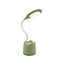 thumbnail image 1 of Matoen Small LED Desk Lamp with Pen Holder, Rechargeable Desk Light with Flexible Gooseneck, Stepless Dimming, Eye Caring, Small Study Lamp for Dorm, Bedroom, 1 of 6