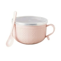 Matoen Small Straw Rice Bowl - Durable Soup & Ramen Bowl for Students, Microwave Safe, Lightweight Household Tableware (5.5-Inch)