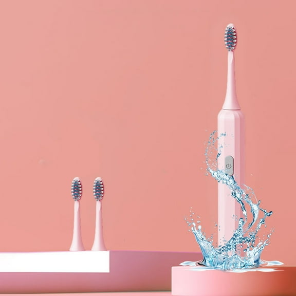 Matoen Smart Ultrasonic Electric Toothbrush for Adults, Electric Toothbrush with Smart Timer, Rechargeable Toothbrush, 3 Brush Heads