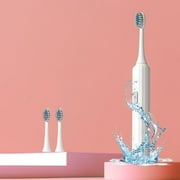 Matoen Smart Ultrasonic Electric Toothbrush for Adults, Electric Toothbrush with Smart Timer, Rechargeable Toothbrush, 3 Brush Heads