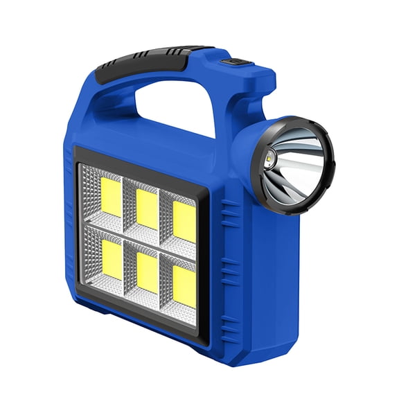 Matoen Solar Flashlights High Lumens Rechargeable Outdoor Waterproof Spotlight LED Work Light Searchlight Lantern for Camping Emergencies